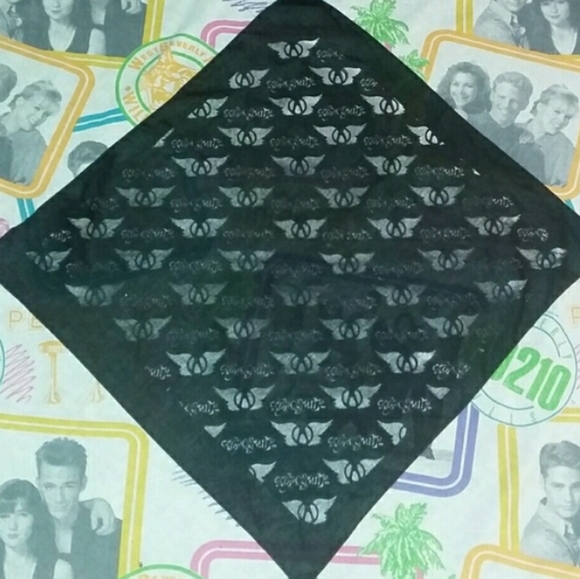 70s Aerosmith Rock Concert Tour Bandana Scarf - Picture 1 of 2